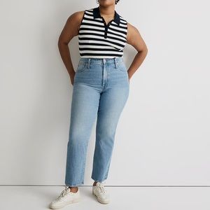 Madewell Curvy Perfecf Vintage Straight Jeans Size 16W NWT